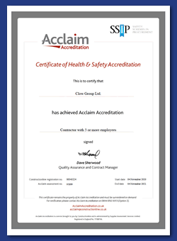 Acclaim Health & Safety Certification