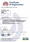 BSI Registered - Quality Management System ISO9001:2008