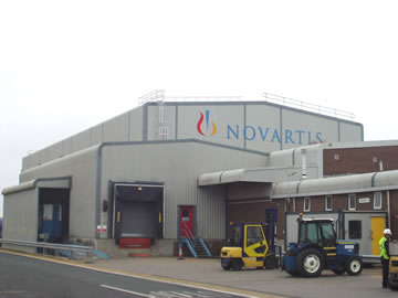 An access solution was required for the Novartis Distribution Centre in Hull