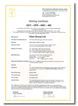 Steel Construction Certification Scheme