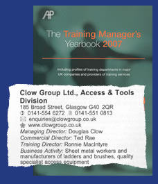 Clow Group Ltd - Training Providers for Working At Height