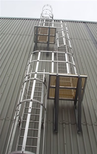 Fixed Access Ladder at the Novartis Building