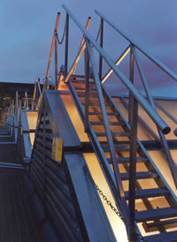Inverted V gantries provided for safe roof access at Glasgow Central Station