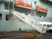 Gangways manufactured by the Clow Group