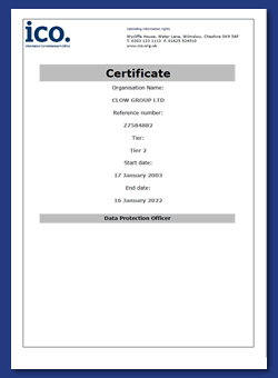 ICO Registration Certificate
