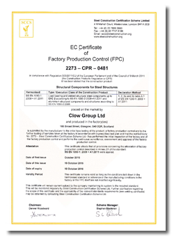 Steel Construction Certification Scheme